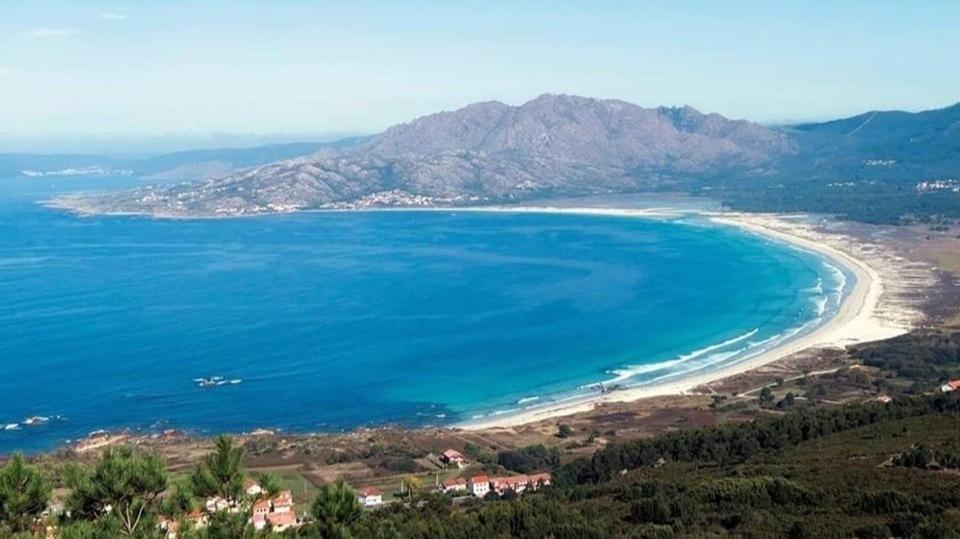 La Casita Alere En Playa Carnota Con Patio Y Barbacoa Villa Exteriör bild